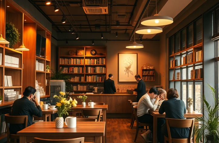 カフェの内装